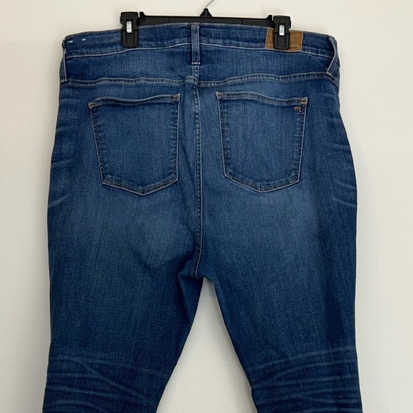 Madewell High Rise Skinny Jeans Size 35 Plus Size Adjustable Waist Stretch EUC - Picture 5 of 15